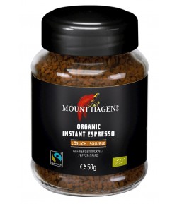 Kawa rozpuszczalna liofilizowana ARABICA/ROBUSTA ESPRESSO FAIR TRADE BIO - MOUNT HAGEN 50 g
