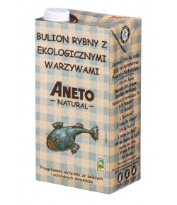 Bulion rybny z BIO warzywami w płynie bezglutenowy - ANETO NATURAL 1 l