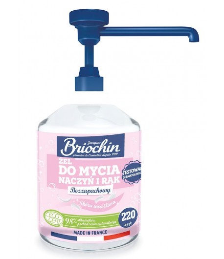 Żel do mycia naczyń i rąk na bazie Mydła Marsylskiego ECO - Jacques Briochin 500 ml