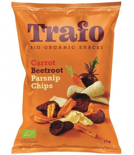 Chipsy WARZYWNE pieczone BIO - TRAFO 75 g