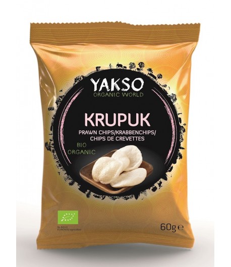 Prażynki KREWETKOWE (KRUPUK) BIO - YAKSO 60 g