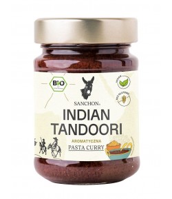 Pasta CURRY INDIAN TANDOORI bezglutenowa BIO - SANCHON 190 g