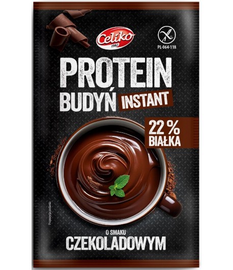 Budyń proteinowy instant o smaku Czekoladowym bezglutenowy - CELIKO 40 g