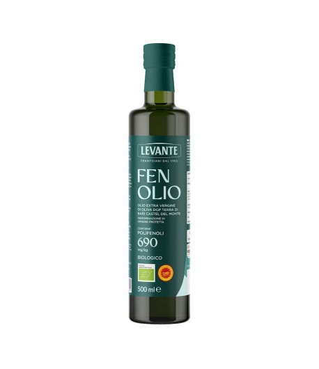 Oliwa z oliwek EXTRA VIRGIN wysokopolifenolowa FENOLIO PDO TERRA DI BARI CASTEL DEL MONTE BIO - LEVANTE 500 ml