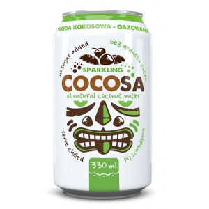 Woda KOKOSOWA gazowana BIO - Diet Food 330 ml