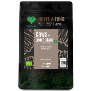 Kawa Arabica mielona + Lion’s Mane BIO - BeOrganic 252 g