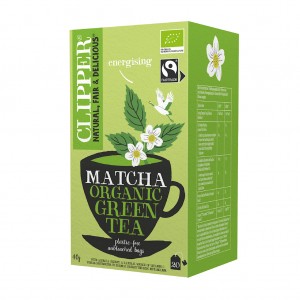 Herbata Zielona z ACEROLĄ I MATCHĄ FAIR TRADE BIO (20 x 2 g) - CLIPPER 40 g
