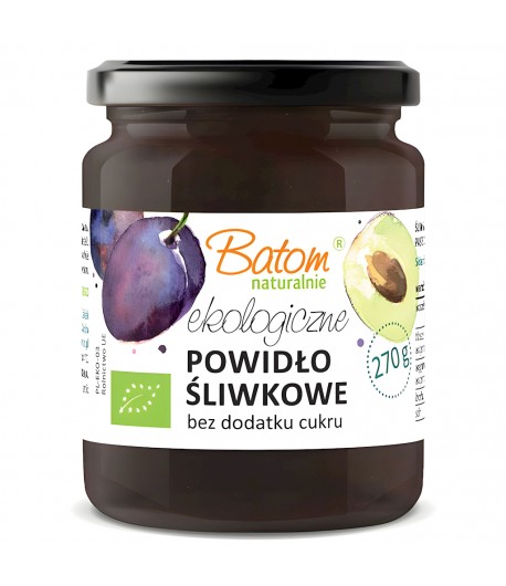 Powidła ze Śliwki Węgierki bez dodatku cukrów BIO - Batom 270 g