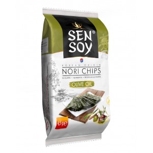 Chipsy Nori z oliwą z Oliwek bezglutenowe - SEN SOY 4,5 g