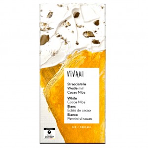 Czekolada Biała STRACCIATELLA BIO - VIVANI 80 g