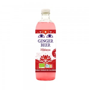 Piwo Imbirowe o smaku Hibiskusa bezalkoholowe BIO - Karma 750 ml