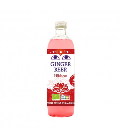 Piwo Imbirowe o smaku Hibiskusa bezalkoholowe BIO - Karma 750 ml