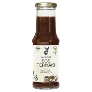 Sos sojowy słodki TERIYAKI bezglutenowy BIO - SANCHON 210 ml