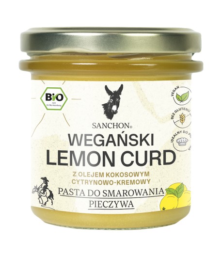 Krem Cytrynowy LEMON CURD bezglutenowy BIO - SANCHON 160 g