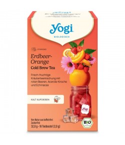 TRUSKAWKA POMARAŃCZA COLD BREW BIO - YOGI TEA® 32 g