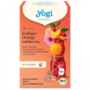 TRUSKAWKA POMARAŃCZA COLD BREW BIO - YOGI TEA® 32 g