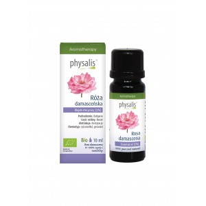 Olejek eteryczny RÓŻA DAMASCEŃSKA 5% BIO - PHYSALIS 10 ml