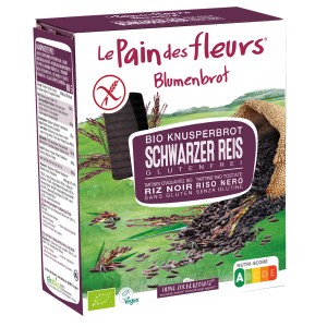 Pieczywo chrupkie Czarny Ryż bezglutenowe BIO -  LE PAIN DES FLEURS 150 g