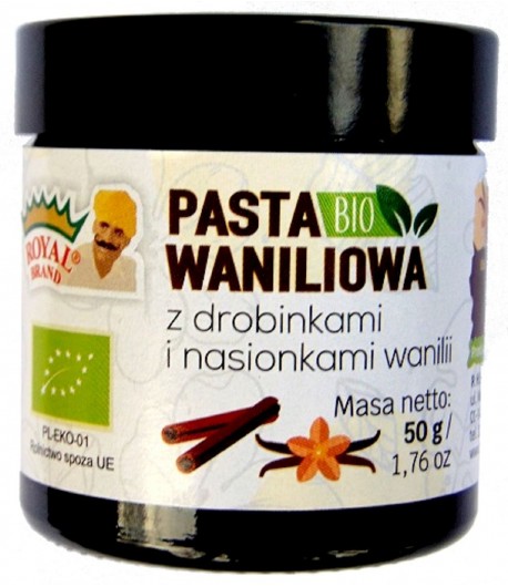 Pasta waniliowa BIO - ROYAL BRAND 50 g