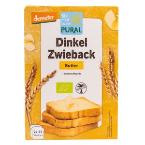 Sucharki orkiszowe maślane BIO - Pural 200 g