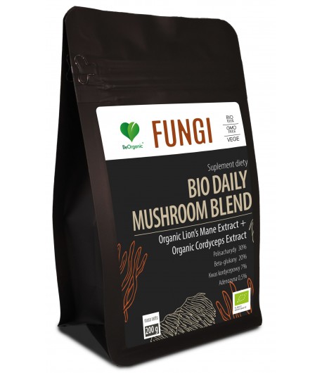 BIO DAILY MUSHROOM BLEND - BeOrganic 200 g