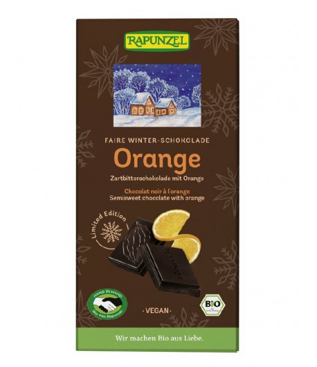 Czekolada gorzka z pomarańczą BIO - RAPUNZEL 80 g