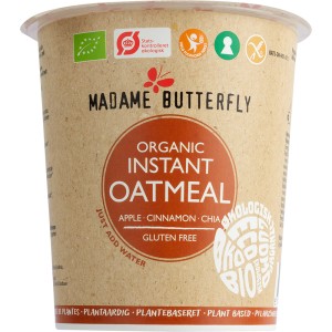 Owsianka błyskawiczna JABŁKO - CYNAMON - CHIA bezglutenowa BIO - MADAME BUTTERFLY 55 g