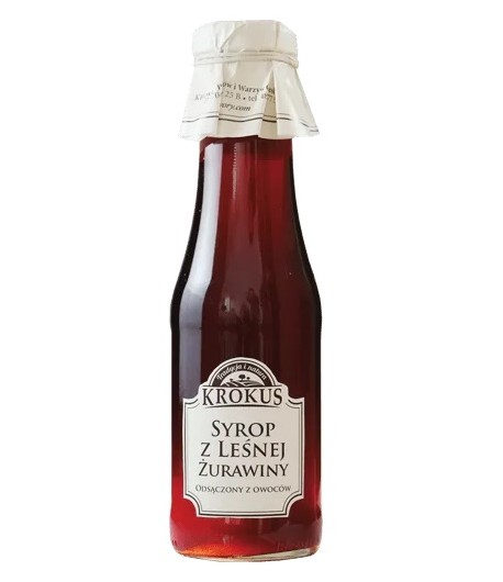 Syrop z leśnej Żurawiny - KROKUS 280 ml