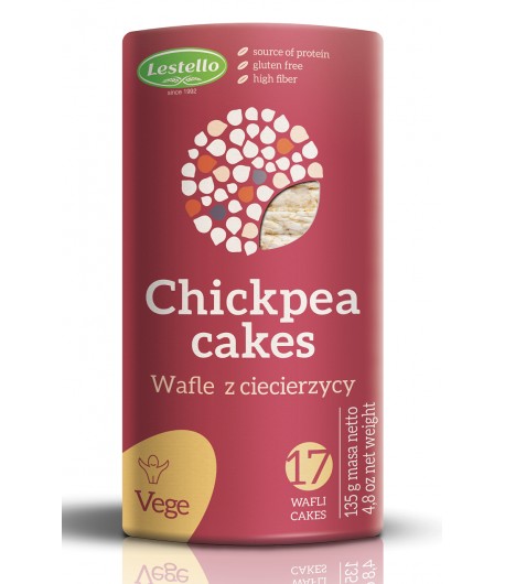 Wafle z Ciecierzycy bezglutenowe - LESTELLO 135 g