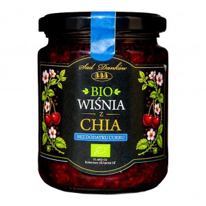 Wiśnia z Chia bez dodatku cukrów BIO - SAD DANKÓW 240 g