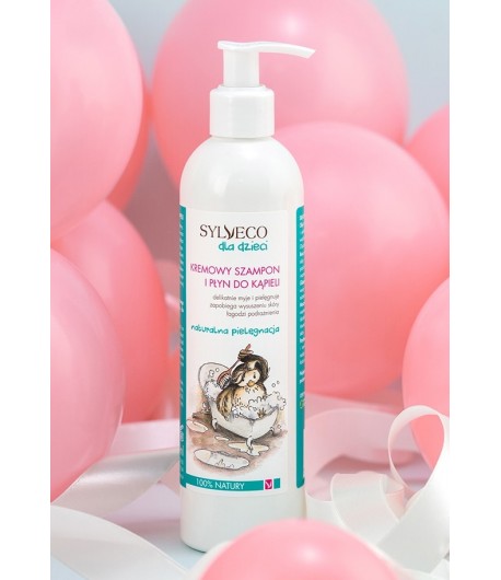 Kremowy szampon i płyn do kąpieli dla dzieci - Sylveco 300 ml
