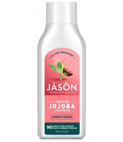 Odbudowująca odżywka z olejem jojoba i olejem rycynowym  - JASON 475 ml