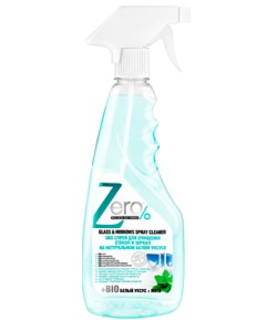 Eco spray do mycia szkła i luster - ocet i mięta - Zero 420 ml