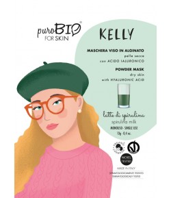 Kelly 09 - maseczka alginatowa PEEL OFF Spirulina do cery suchej - PuroBIO 10ml