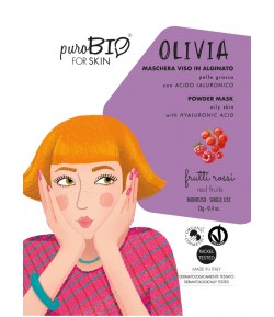 Olivia 10 - maseczka alginatowa PEEL OFF Czerwone owoce do cery tłustej - PuroBIO 10ml