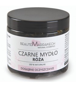 Czarne Mydło (savon noir) różane - Beaute Marrakech 200 g