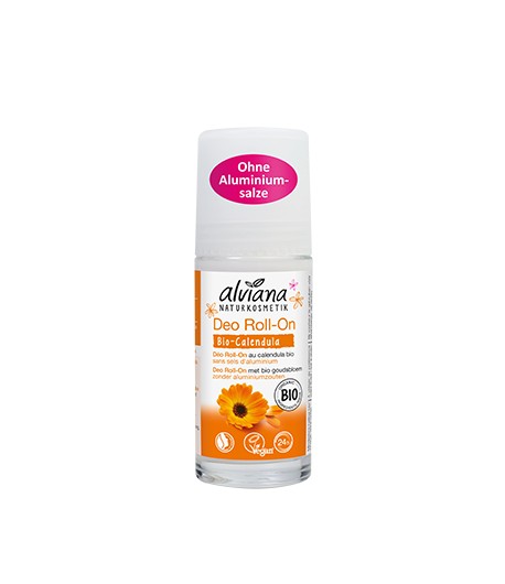 Dezodorant roll-on z bio-nagietkiem - Alviana 50 ml