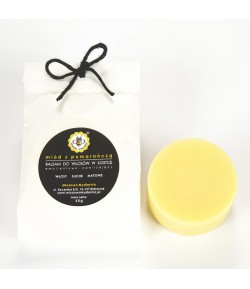 Re-fill Balsam do włosów w kostce Miód z Pomarańczą - Miodowa Mydlarnia 65g