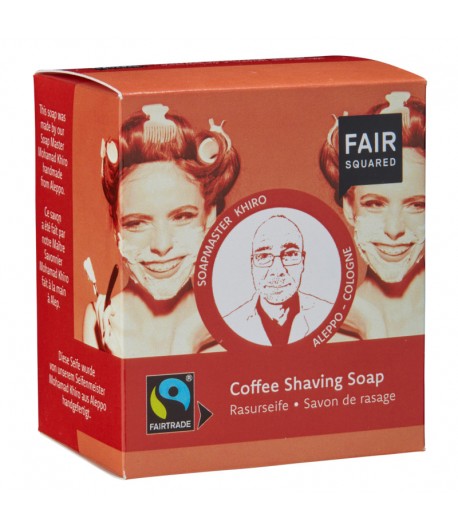 Kawowe mydło do golenia w kostce - Fair Squared 2x80 g