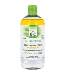 Oczyszczająca dwufazowa woda micelarna Bamboo 500 ml - SoBIO'etic