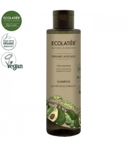 Odżywczy szampon do włosów z organicznym olejem z awokado - ECOLATIER 250 ml