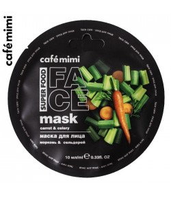 Maska do twarzy Marchew i seler - CAFE MIMI 10 ml