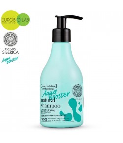 Naturalny szampon do włosów suchych i łamliwych Aqua Booster - Ultra nawilżenie - Natura Siberica 245 ml