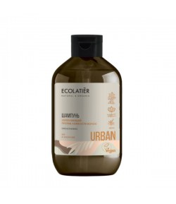 Wzmacniający szampon przeciw łamliwości włosów Masło shea i Magnolia - Ecolatier 600 ml