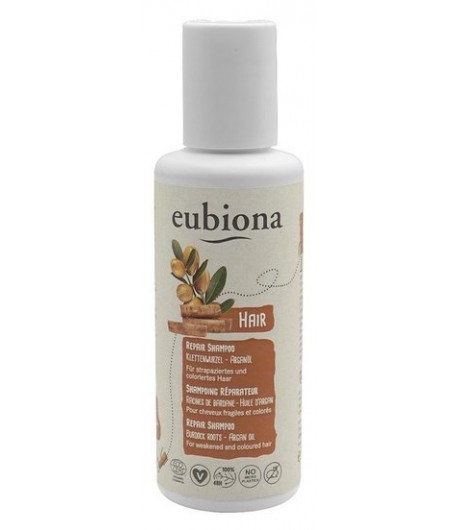 Szampon regenerujący z łopianem i olejem arganowym - Eubiona 200 ml