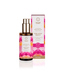 Harmonizujący olejek Skin & Soul - Pink Lotus Beauty - Khadi 100 ml