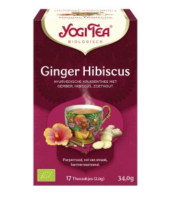 GINGER HIBISCUS Imbir z hibiskusem BIO - YOGI TEA®