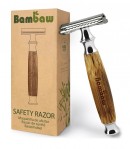 Maszynka do golenia z bambusowym uchwytem srebrna Classic Silver - Bambaw