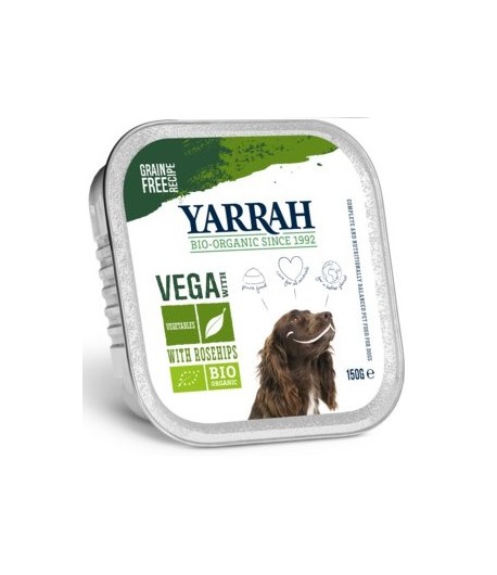 Karma VEGA z owocami dzikiej róży BIO (dla psa) - YARRAH 150 g