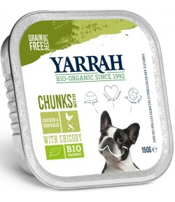 Kawałki kurczaka z warzywami BIO (dla psa) - YARRAH 150 g